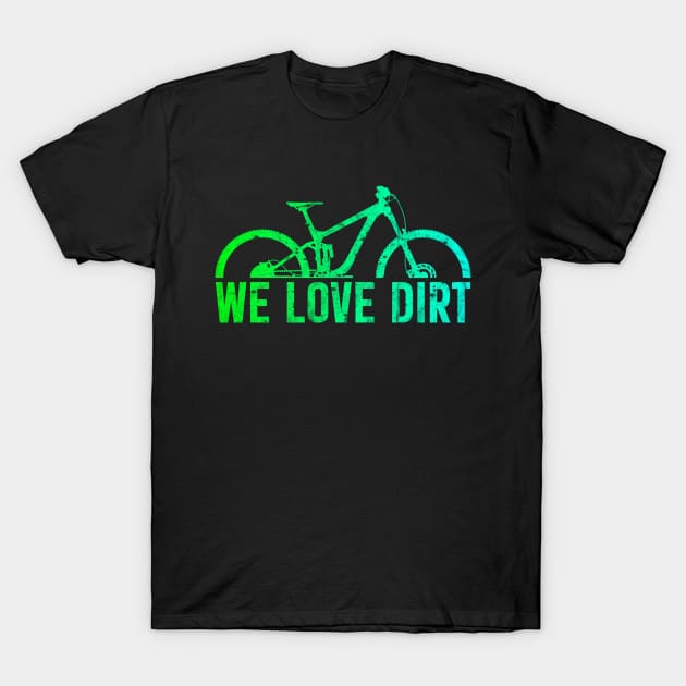 mountain bike mtb outdoor gift cycling dirt bike T-Shirt by TheOutdoorPeople